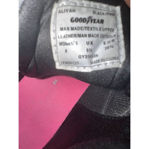 Goodyear Womens Hiking Boots Size 8 Black/Pink Leather/Textile Upper - Picture 2 of 5